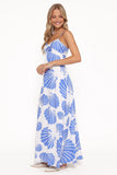 Tyla Maxi Dress Blue Shell