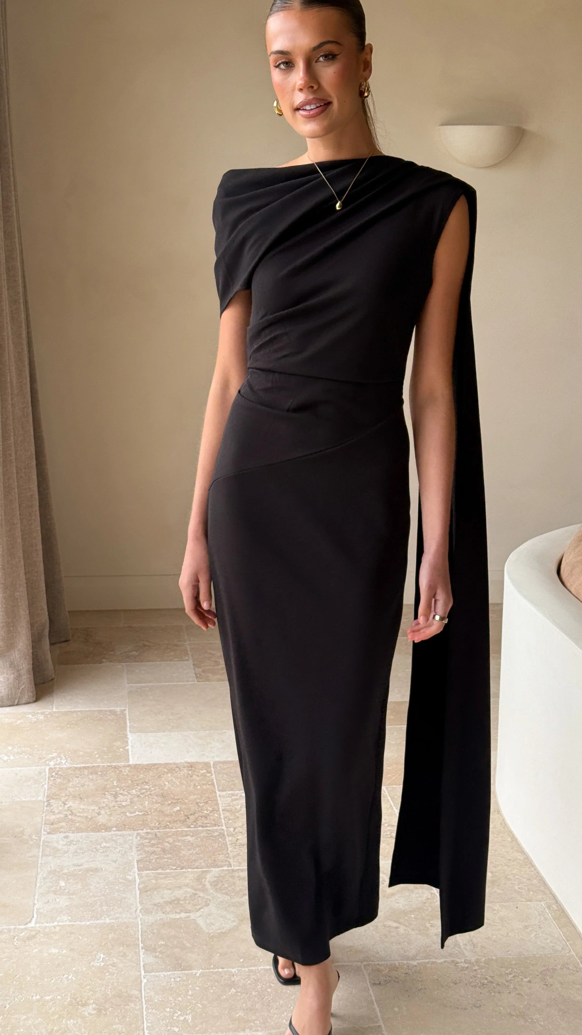 Delilah Maxi Dress Black