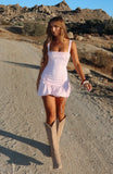 Rush In Mini Dress Baby Pink
