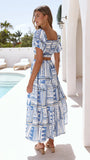Vida Maxi Skirt Coastal Escape
