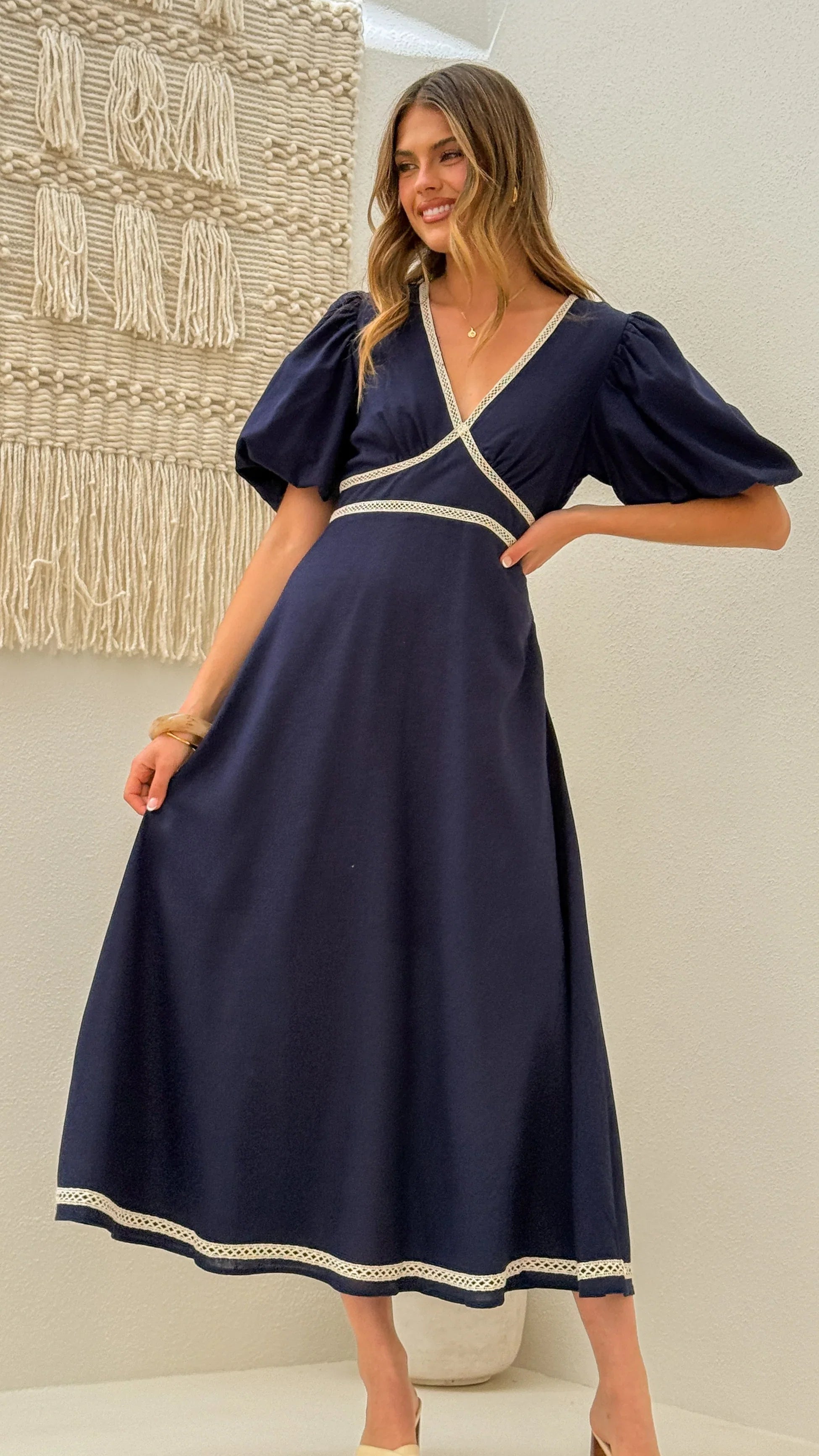 Nakisha Maxi Dress Navy