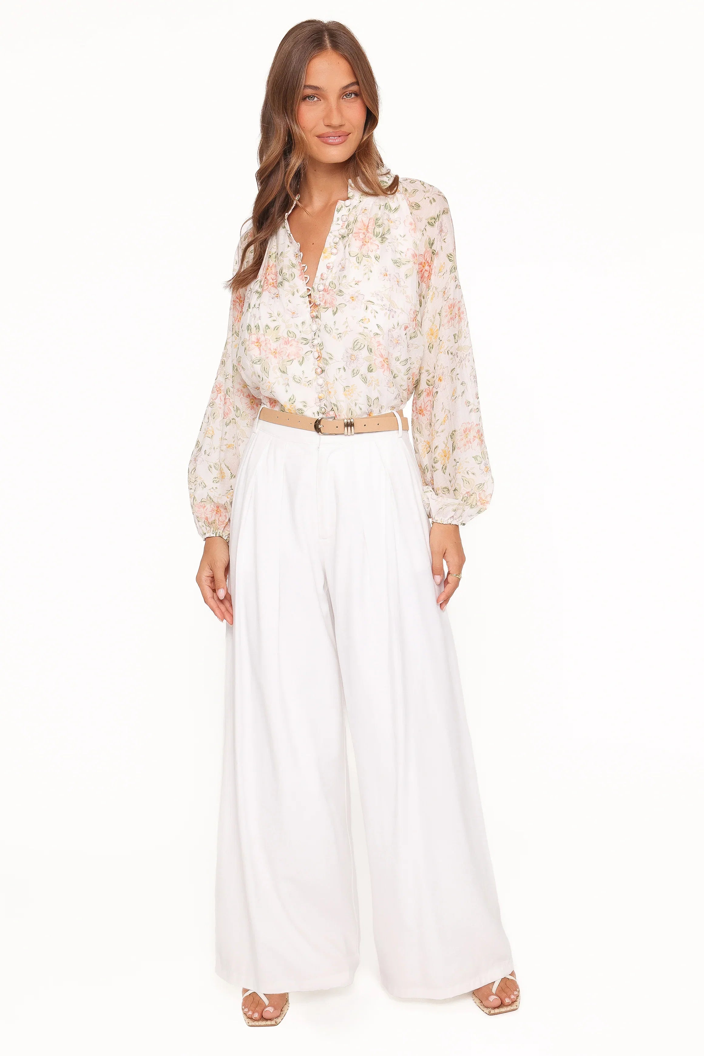 Marni Top White Multi Floral