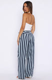Wont Look Back Pants Blue Stripe