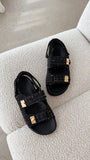 Lillian Flats Black Boucle
