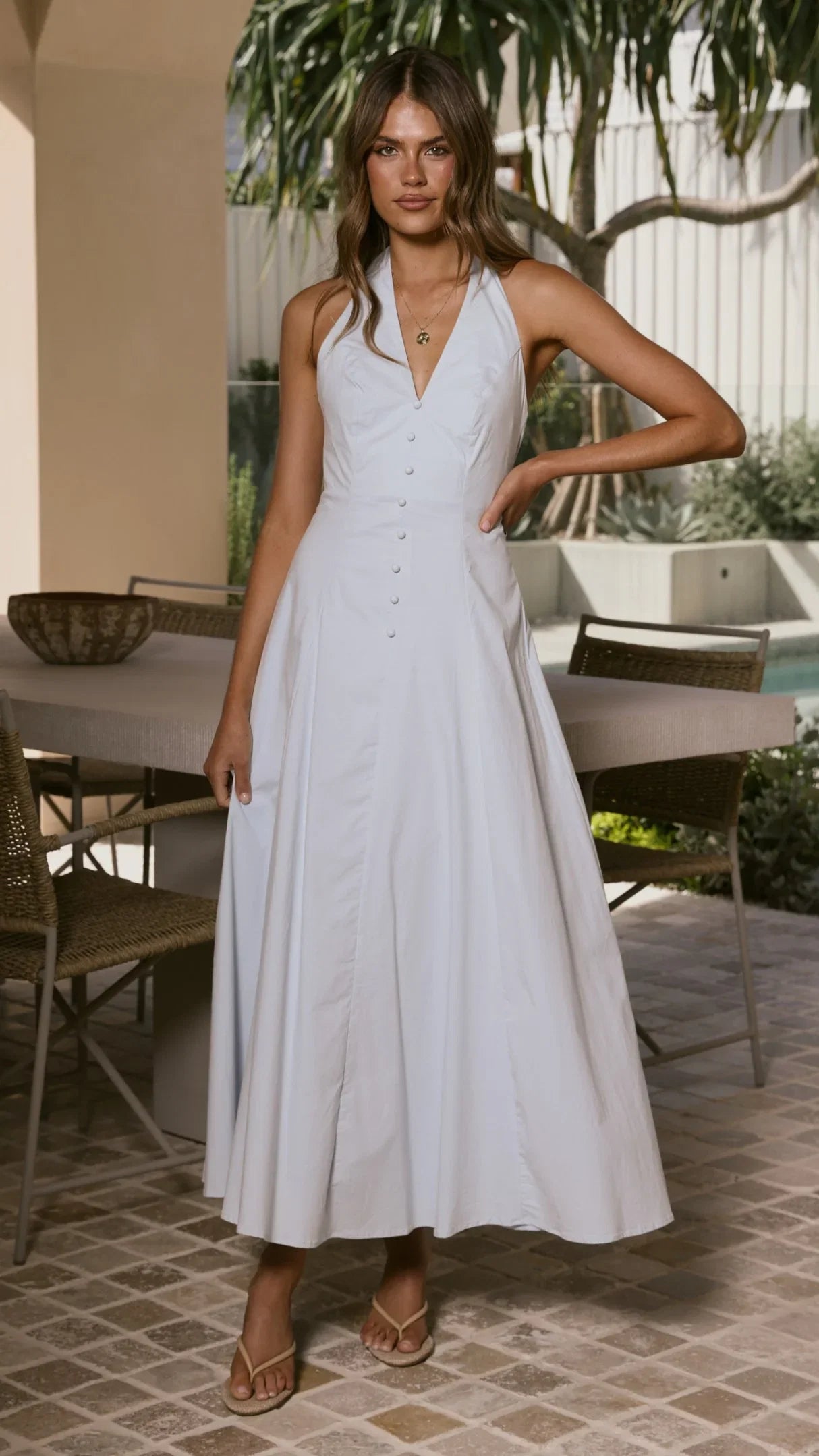 Kaia Maxi Dress Blue