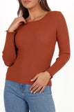 Kya Knit Top Rust