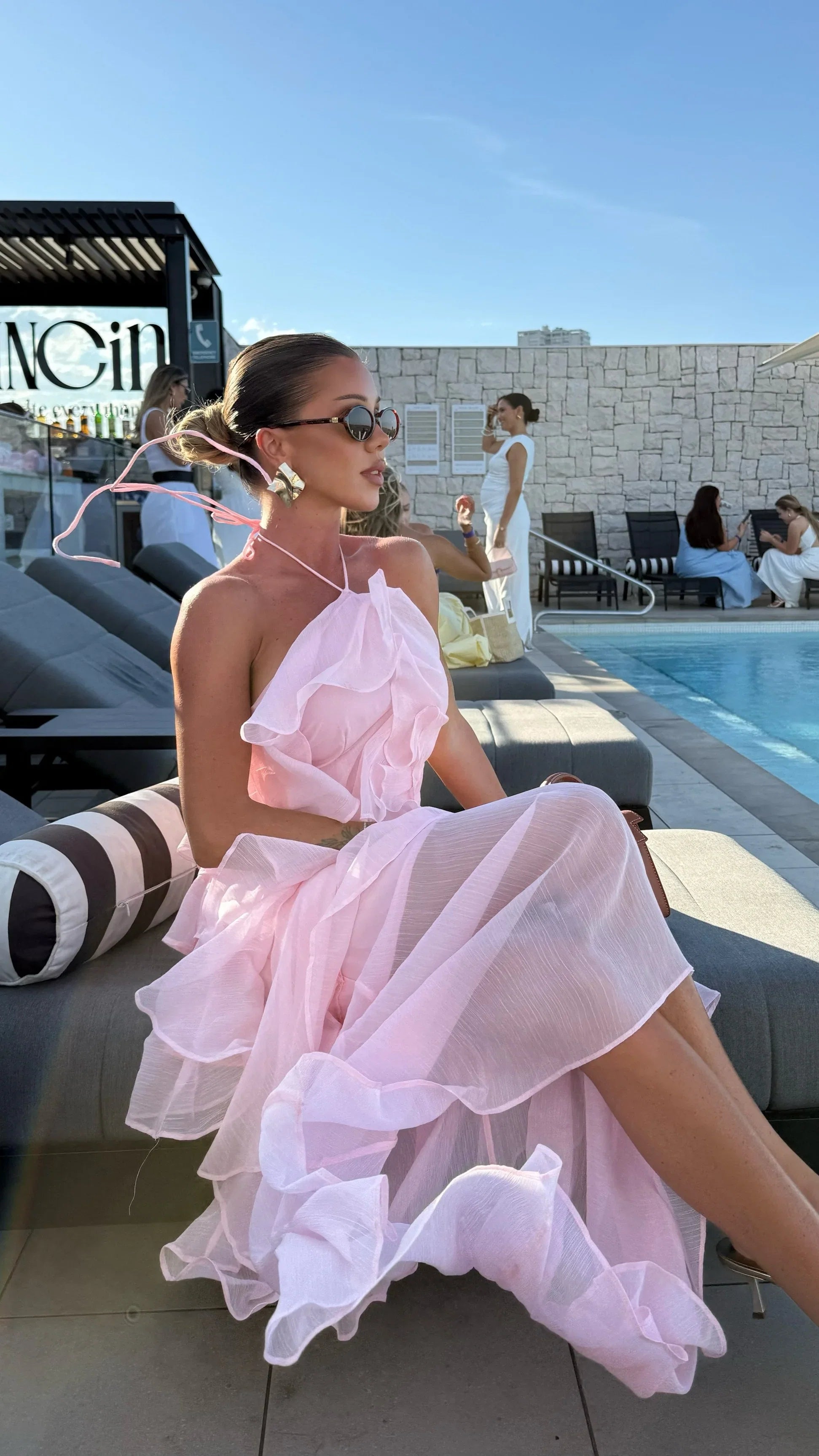 Soho Maxi Dress Pink