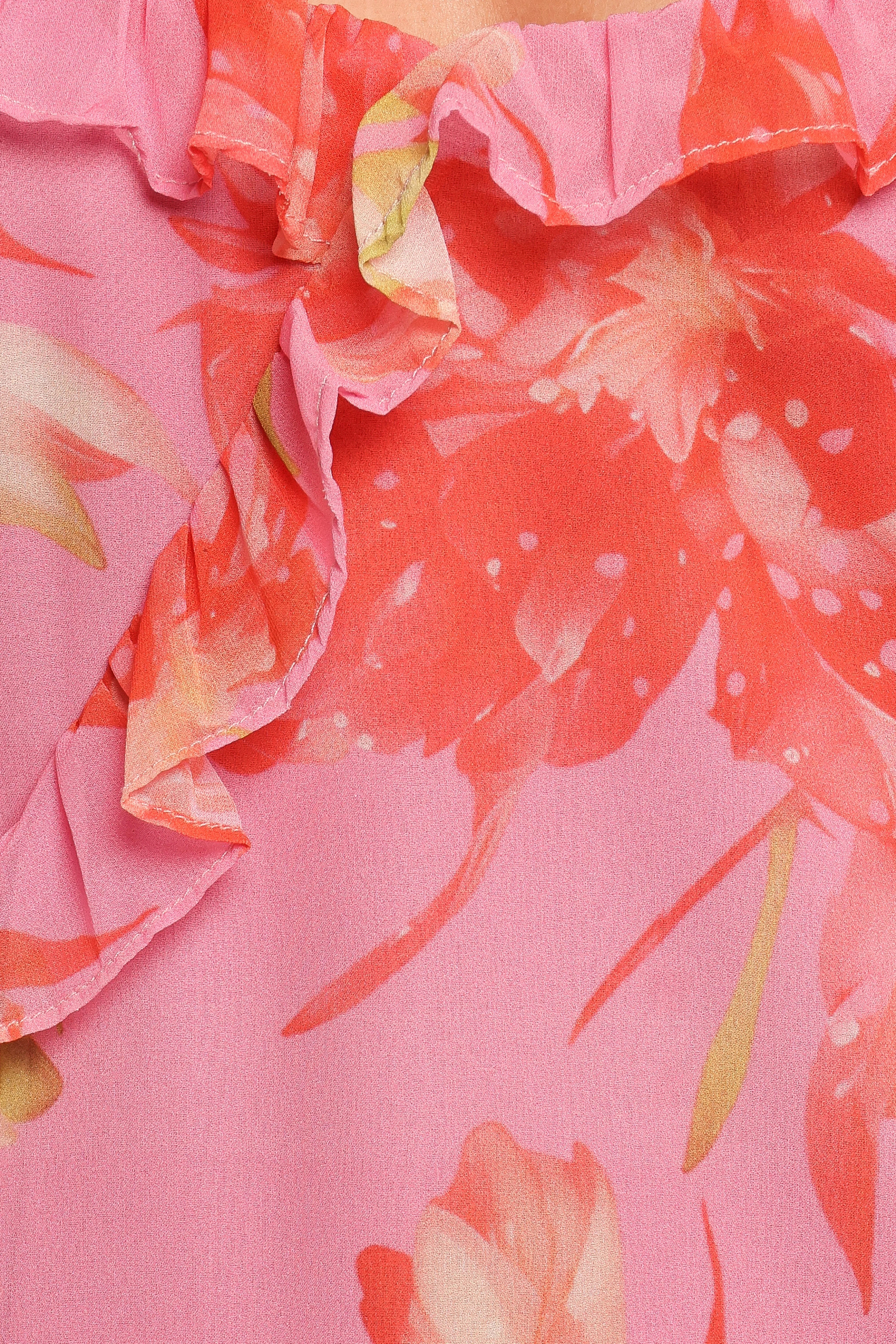 Charli Maxi Dress Tropical Floral