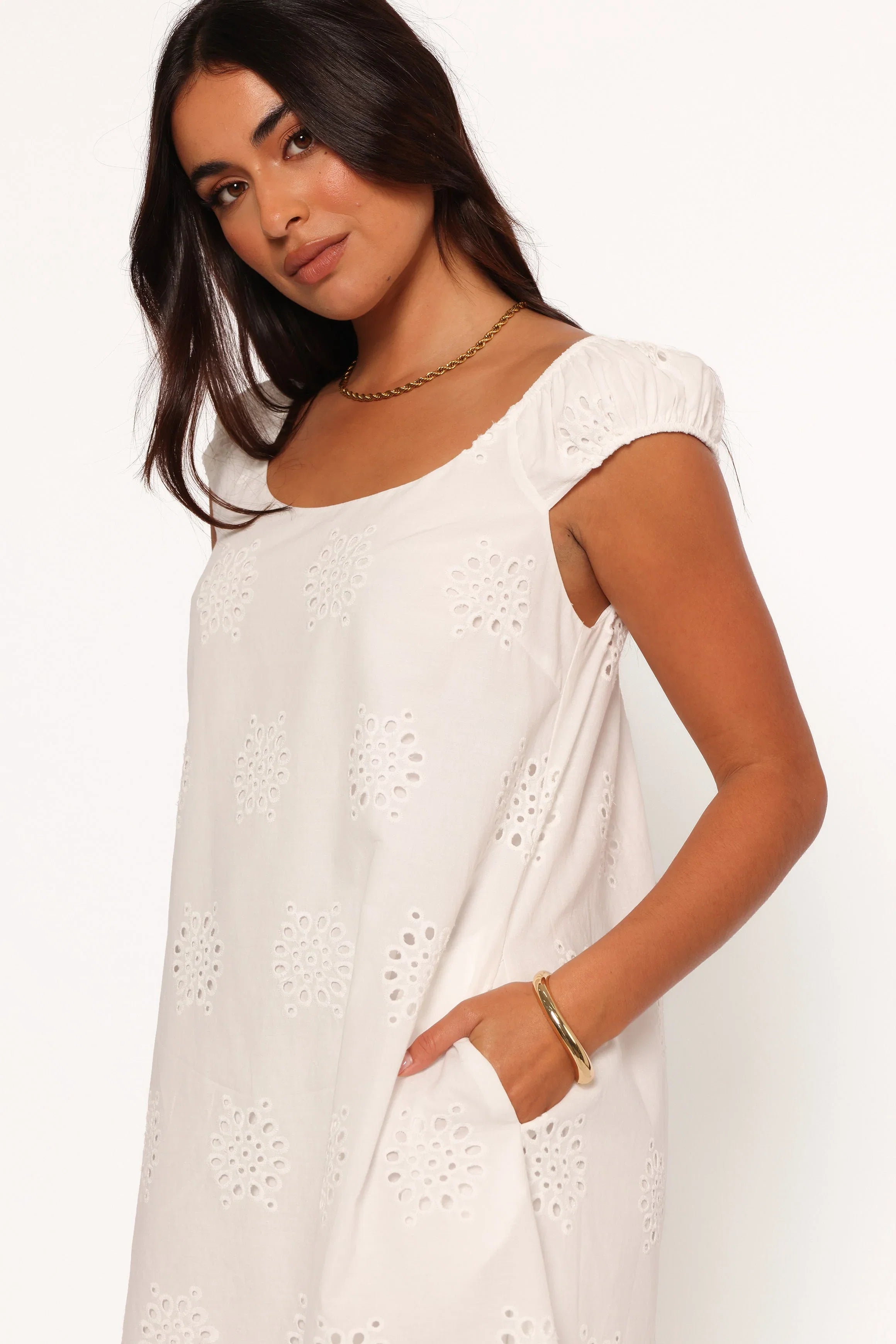 Pammy Mini Dress White