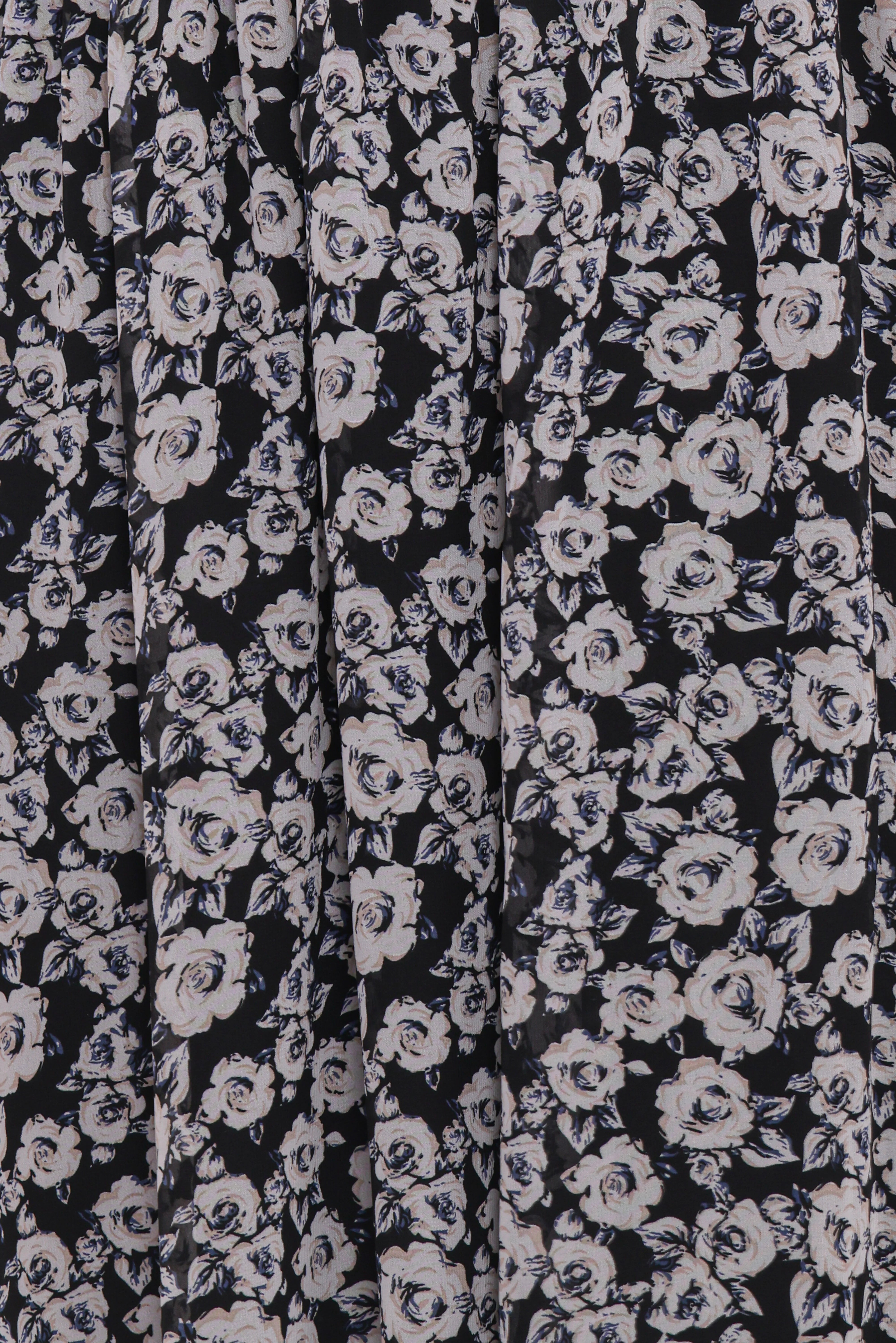 Faith Long Sleeve Maxi Dress Black Floral