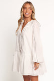 Hart Long Sleeve Mini Dress White