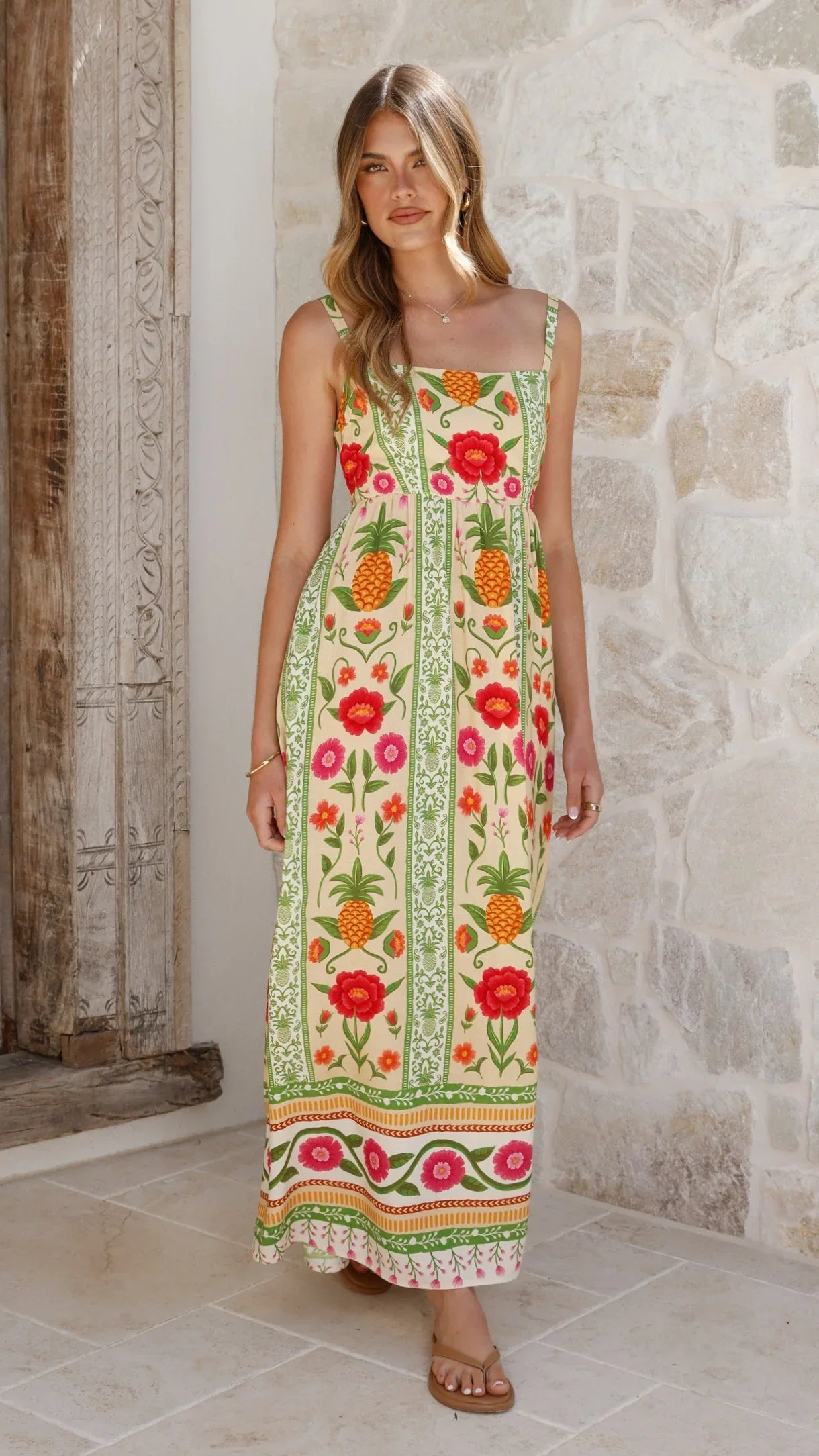 Keziah Maxi Dress Sunkissed Print