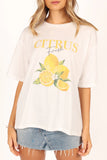 Citrus Tee White