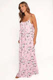 Lumina Maxi Dress Pink Floral