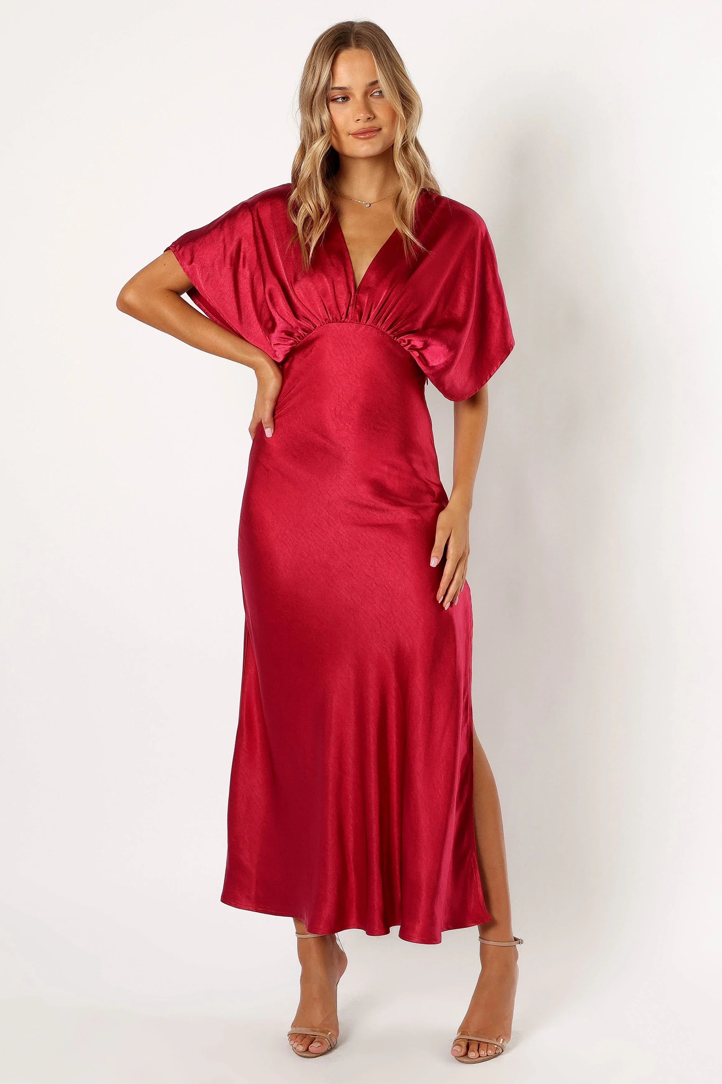 Ricki Maxi Dress Ruby Wine