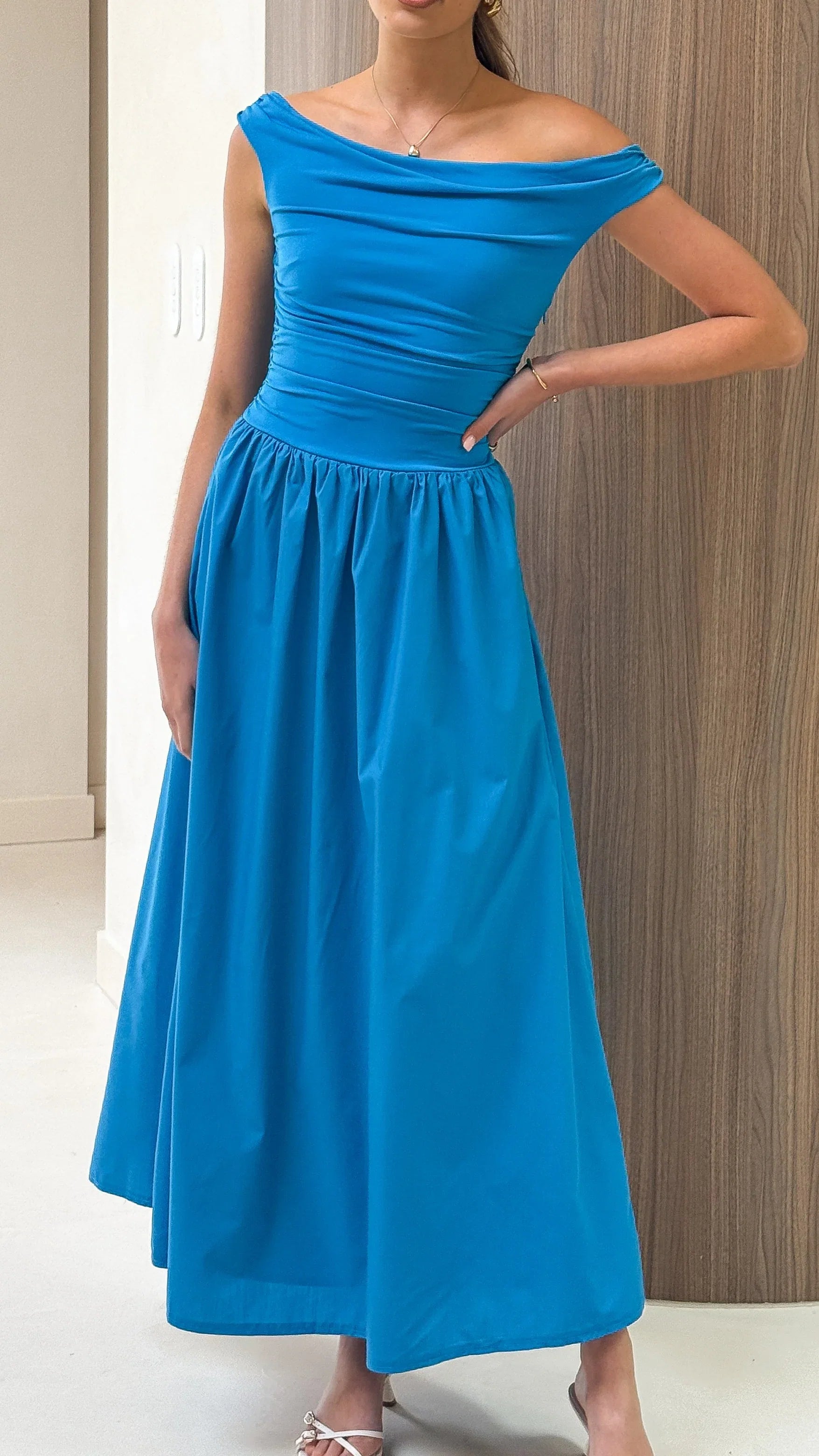 Immy Midi Dress Blue