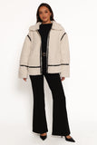 Ricki Faux Sherling Jacket White