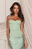 All The Thrills Bustier Sage