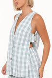 Miller Short Set Sage Gingham