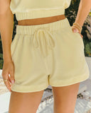 Geniva Drawstring Sweat Shorts
