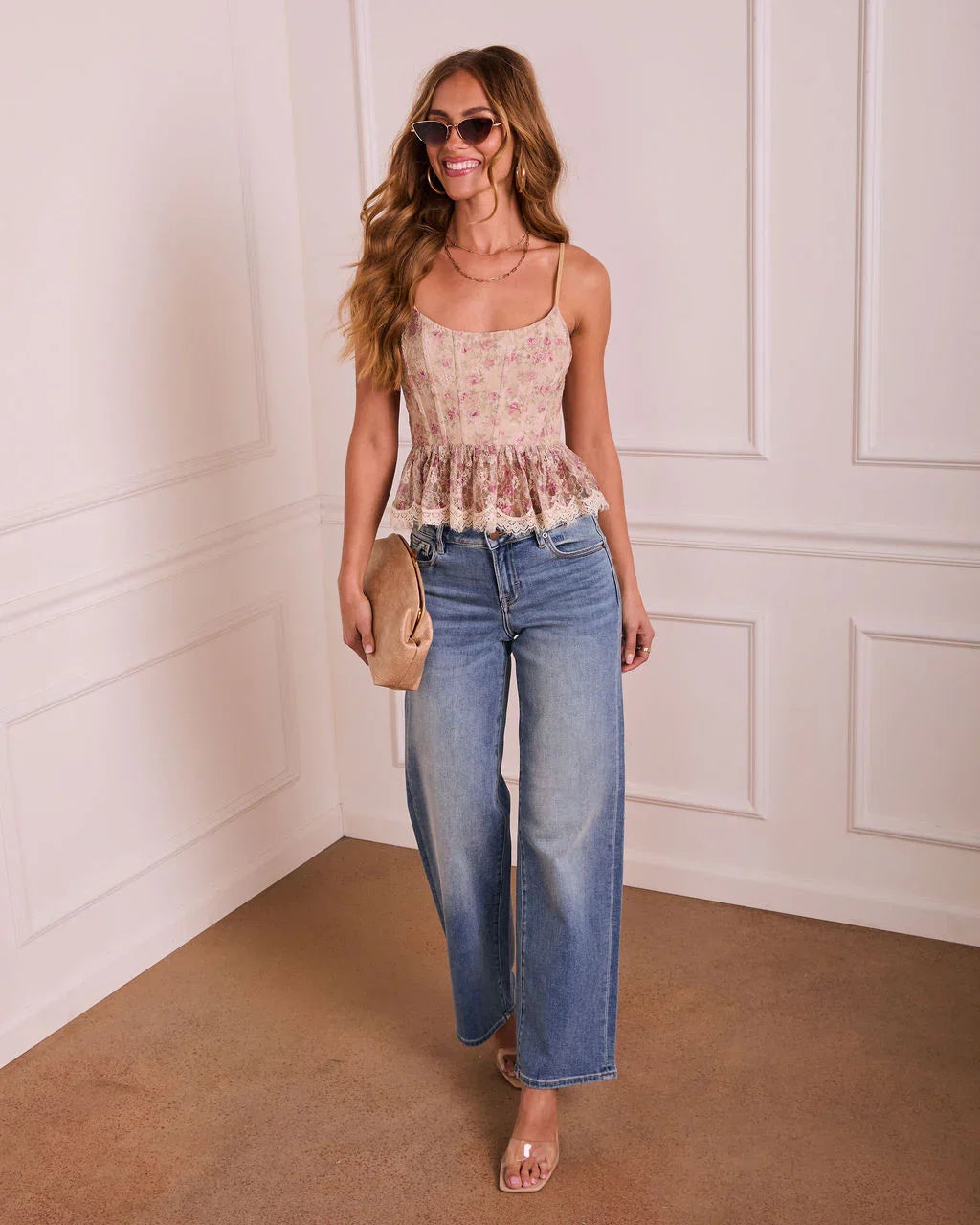 Tisla Super Stretch Mid Rise Straight Leg Jeans