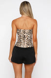 I Want Adventure Strapless Bustier Kalahari Desert