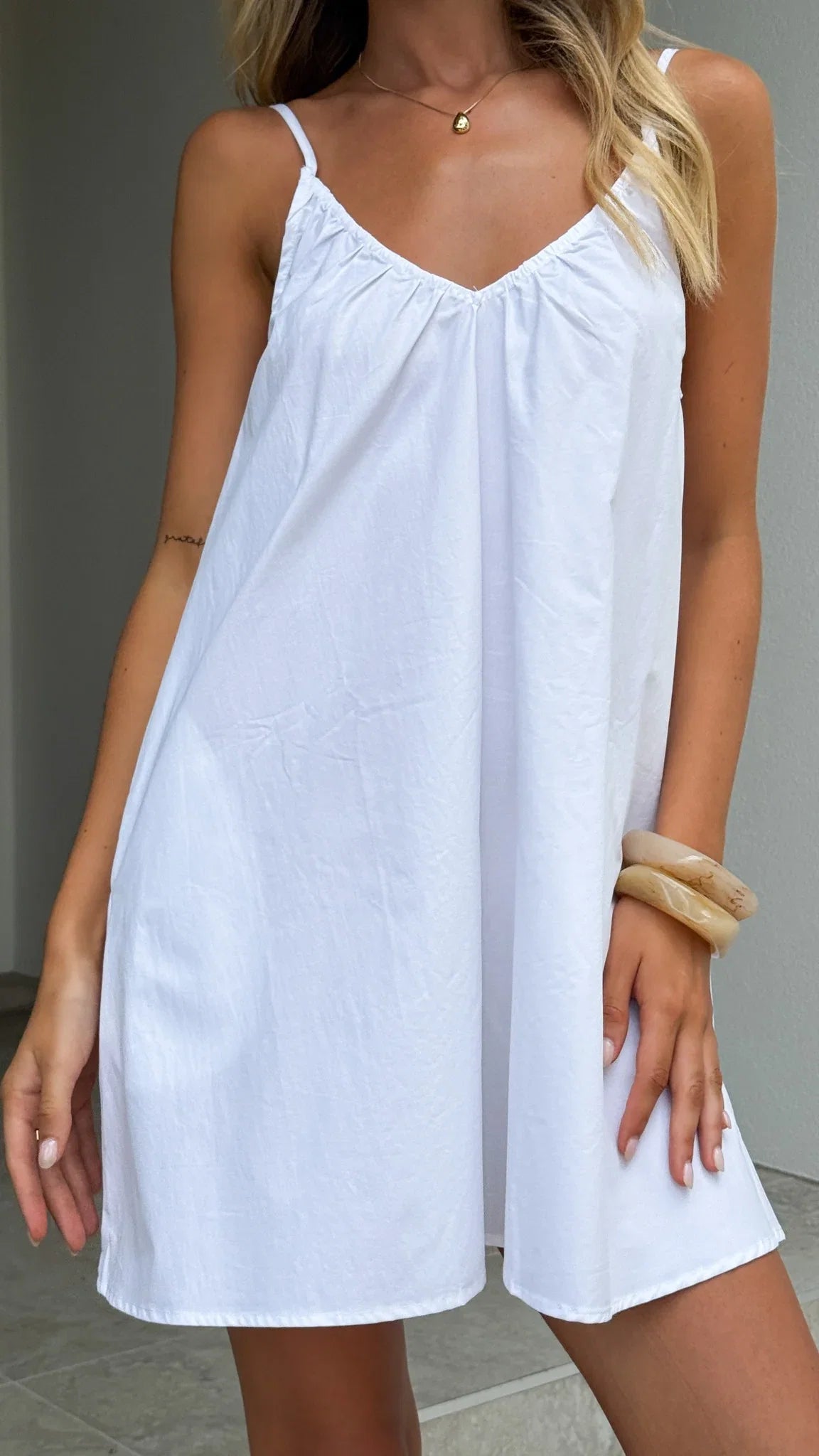 Rainie Mini Dress White
