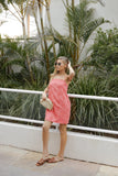 Emelie Mini Dress Coral