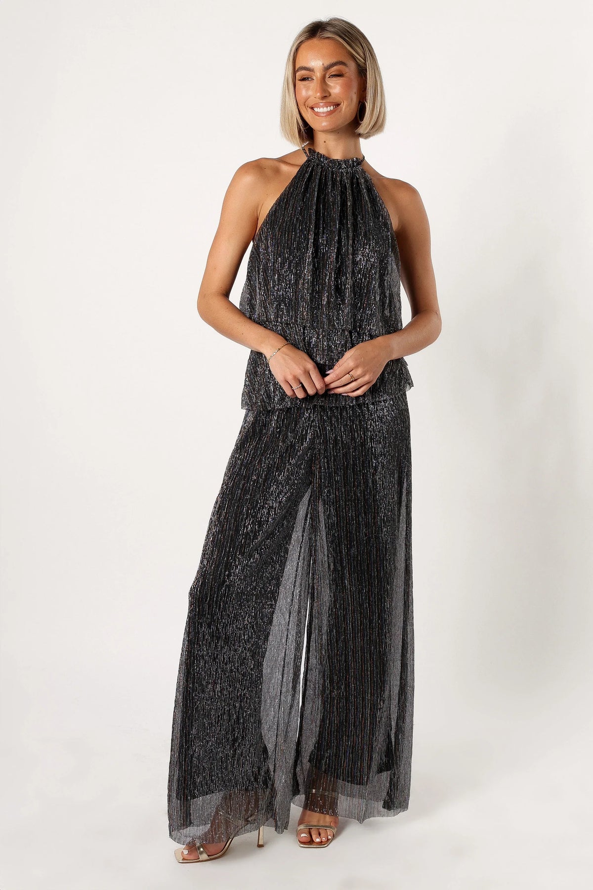 Elly Halter Jumpsuit Black