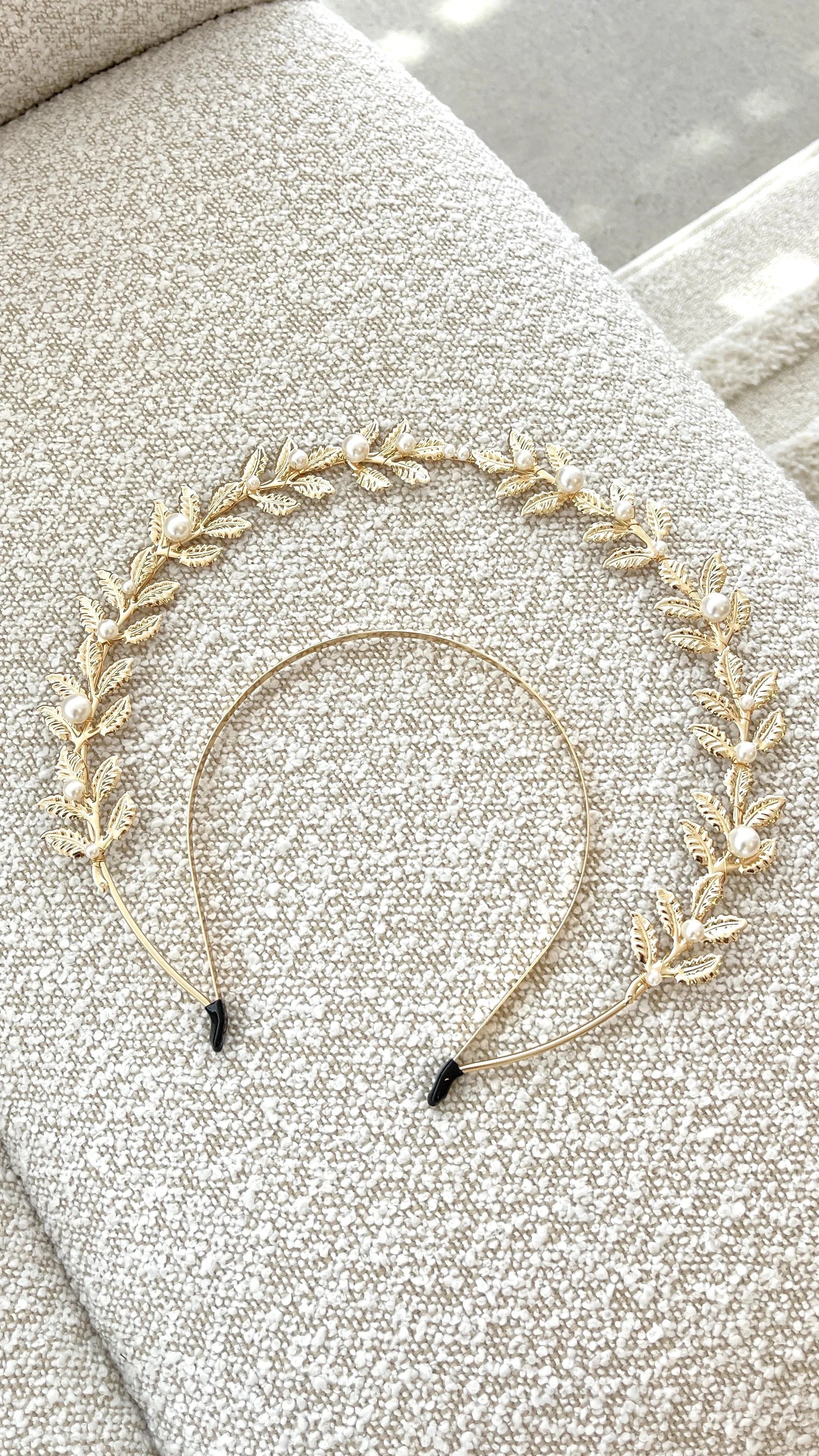 Juliet Halo Headband Gold