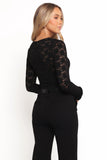 Evora Lace Top Black