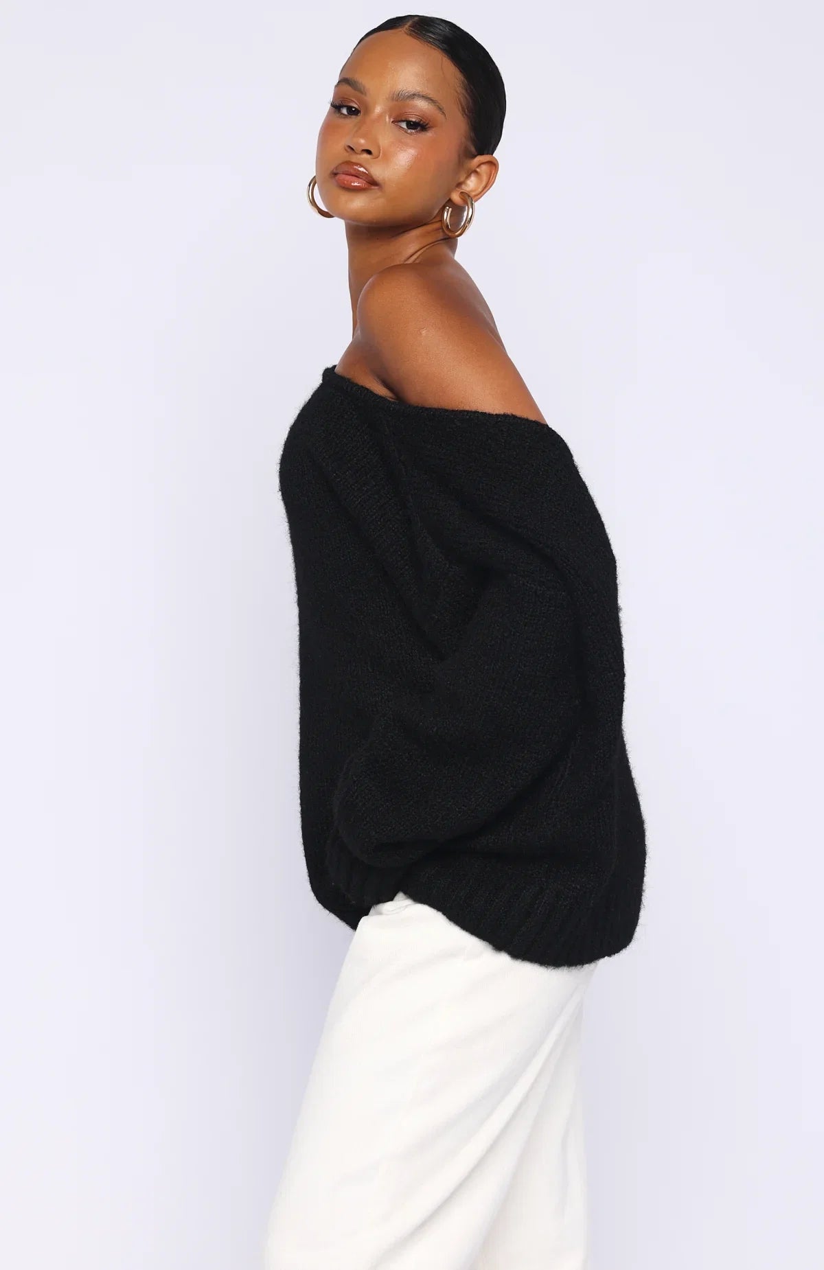 Softer Love Knit Sweater Black