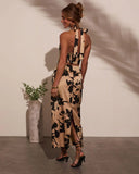 Nellah Cut Out Halter Maxi Dress