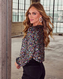 Afterglow Aura Sequin Top