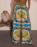 Coastal Dreamer Novelty Wide Leg Pants