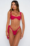 Ocean Views Bottoms Cherry Red