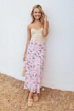 Evie Maxi Skirt Pink Floral