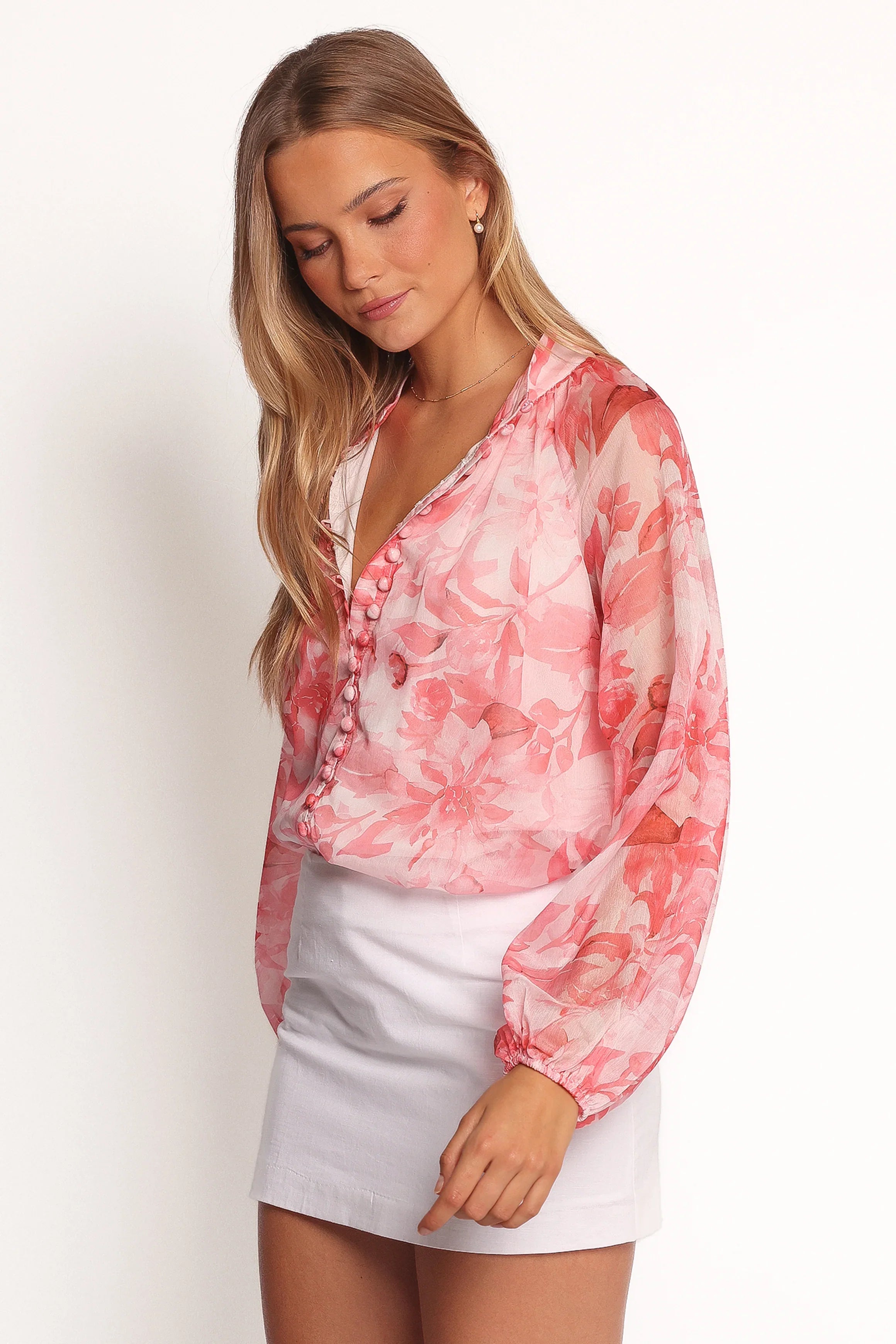 Marni Top Pink Floral