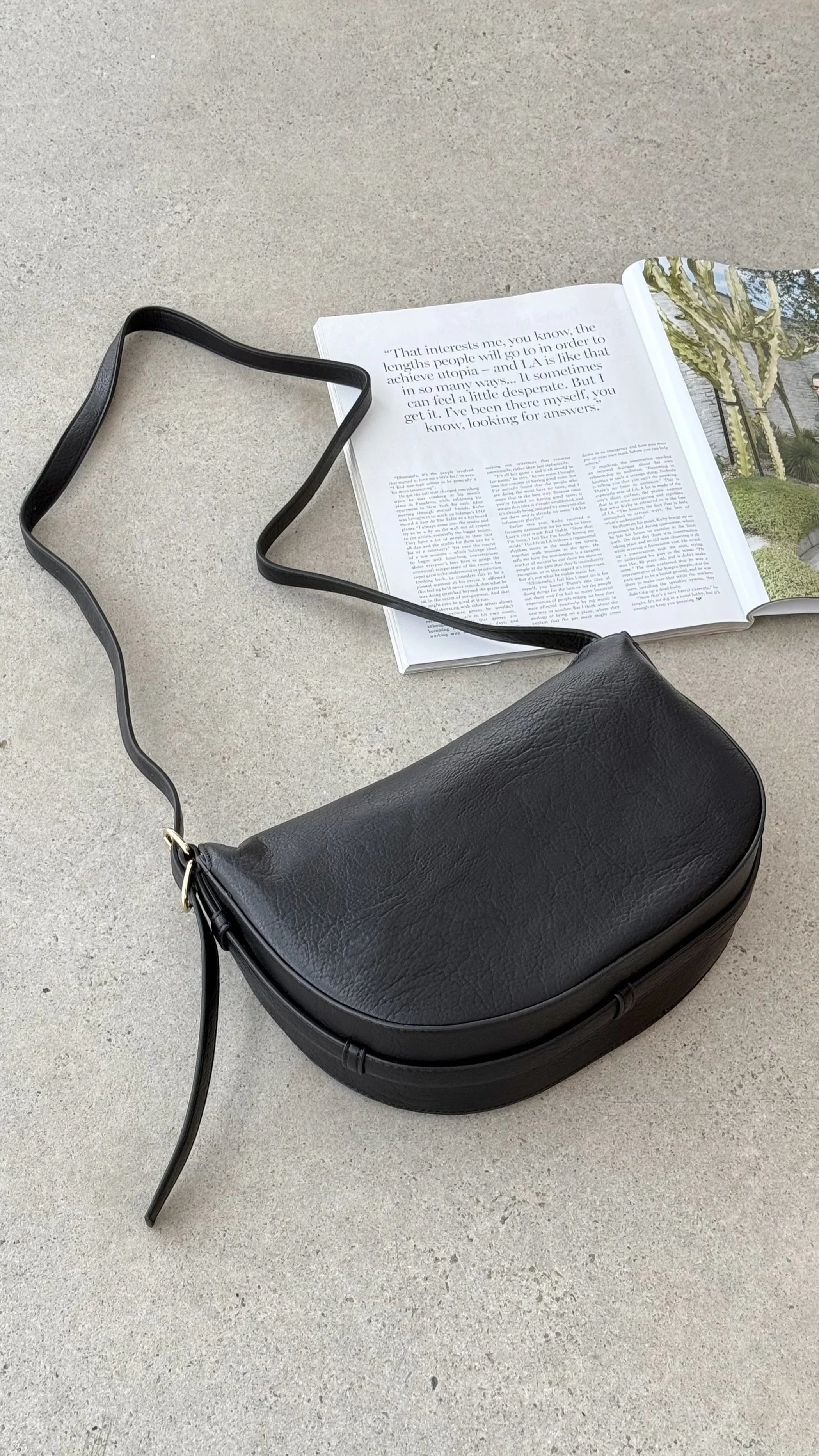 Collins Crossbody Bag Black