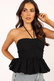Dede Halter Top Black
