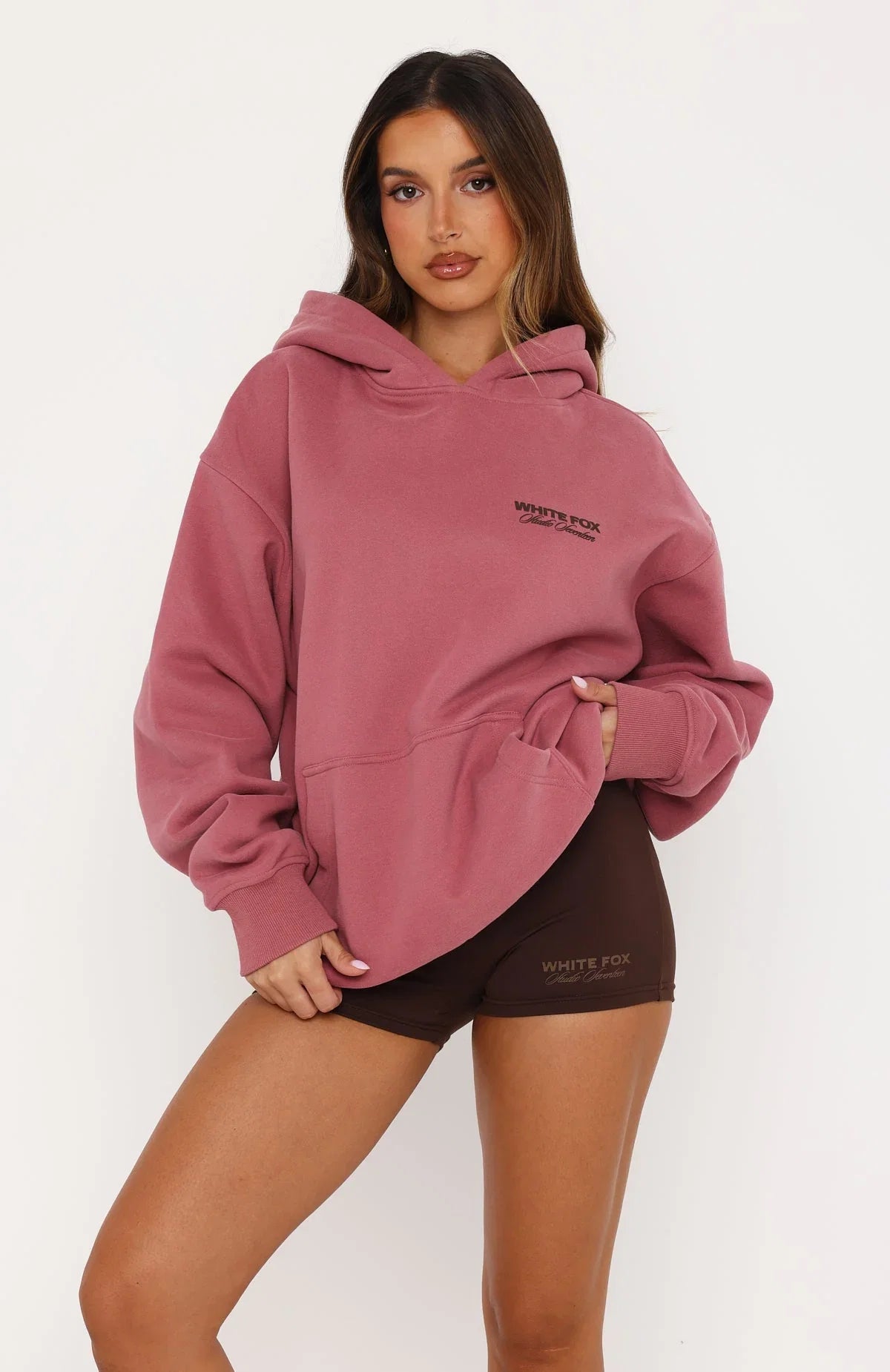 Studio 17 Tallulah Oversized Hoodie Dusty Plum