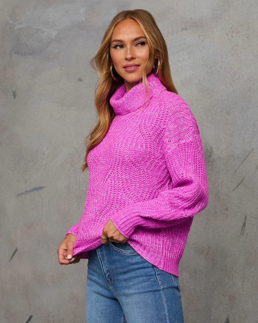 Deidra Chunky Turtleneck Sweater