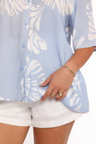 Riva Short Sleeve Shirt Shell Print