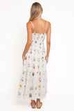 Brooks Maxi Dress White Floral