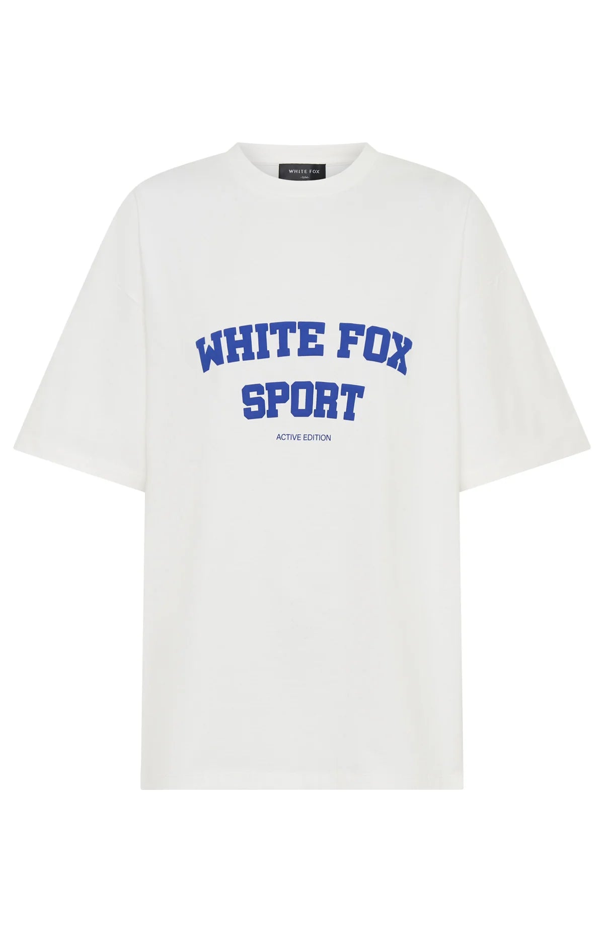 Winning Team Oversized Tee White Electric Blue