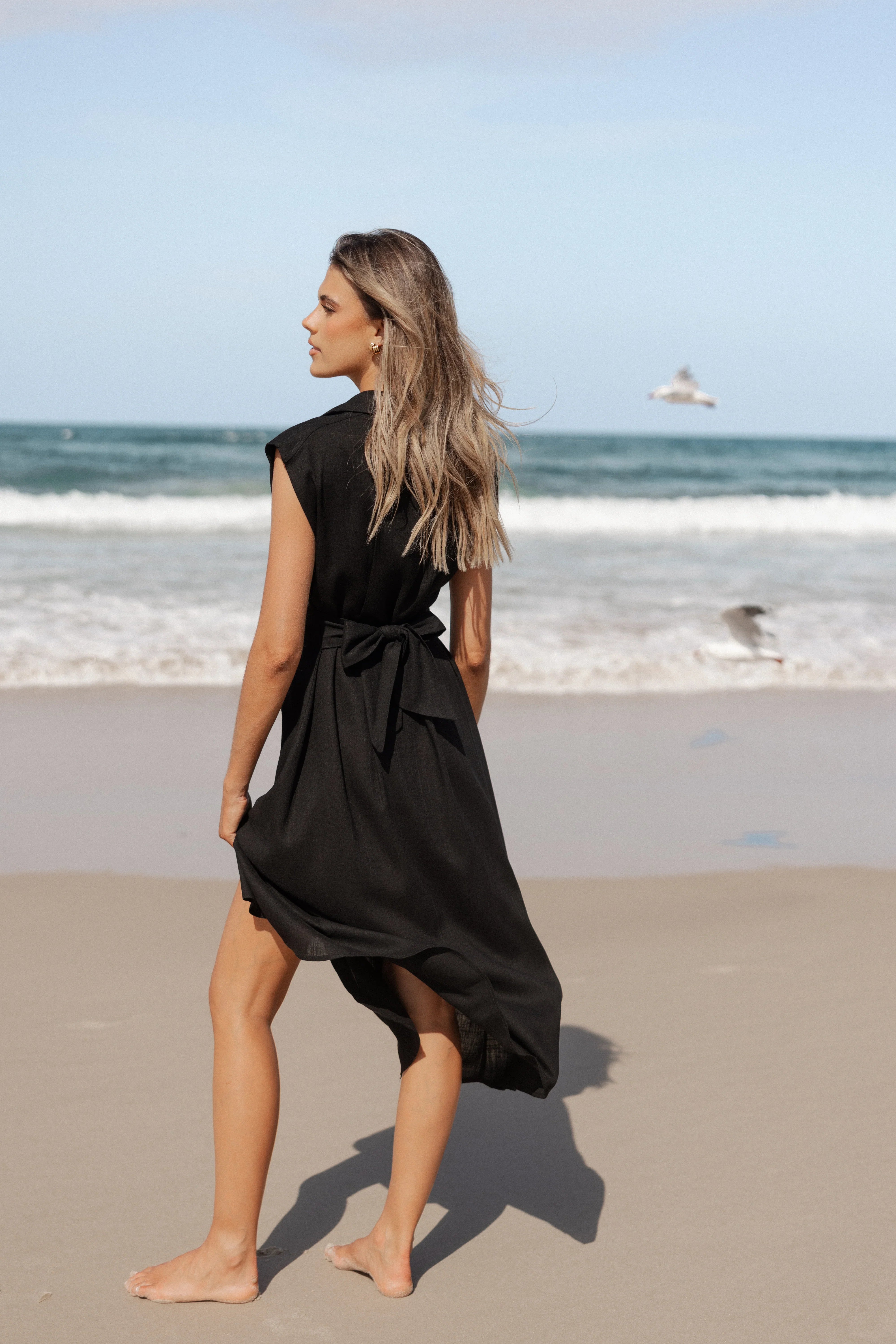 Cami Midi Dress Black