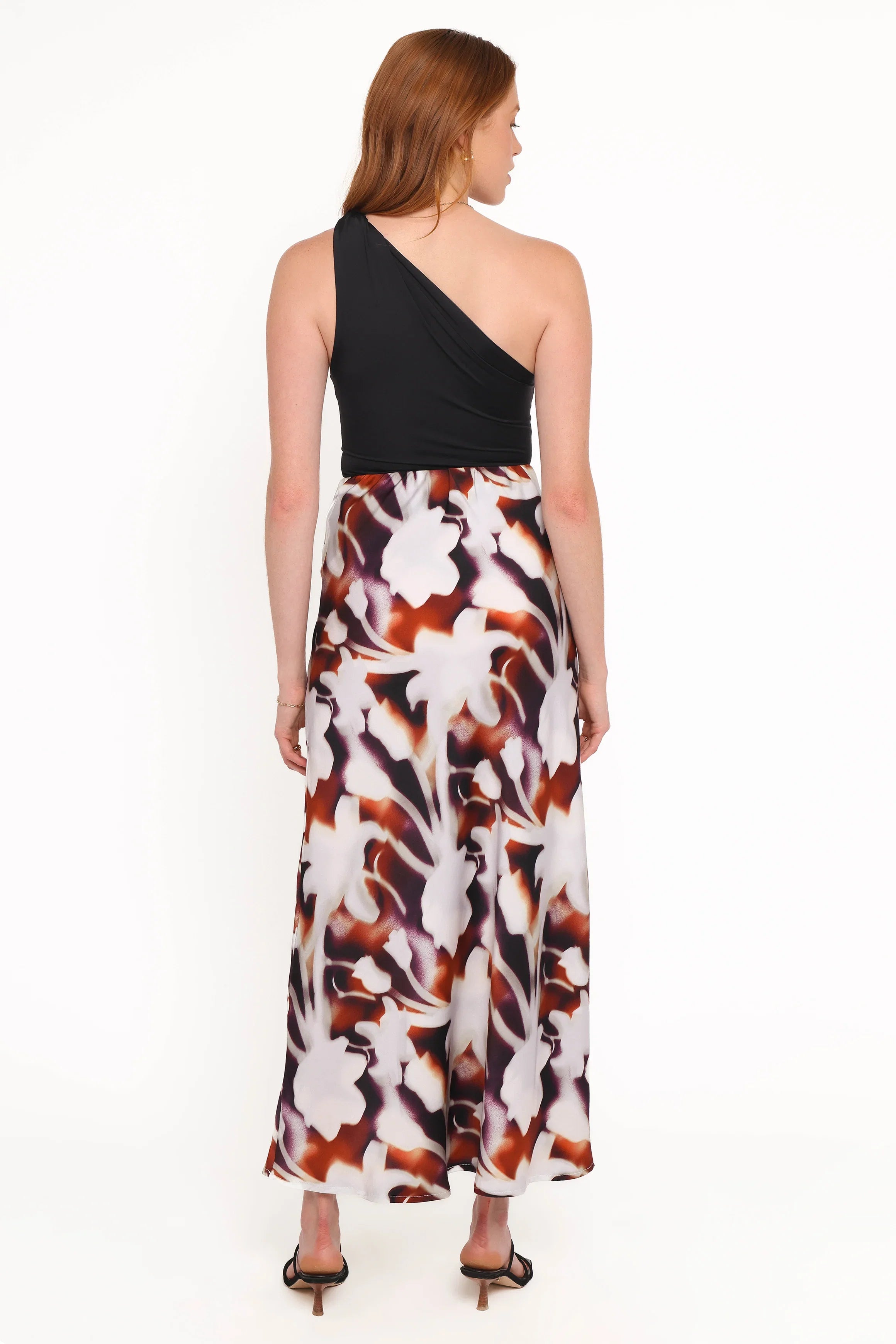 Cheryl Maxi Skirt Blurred Floral