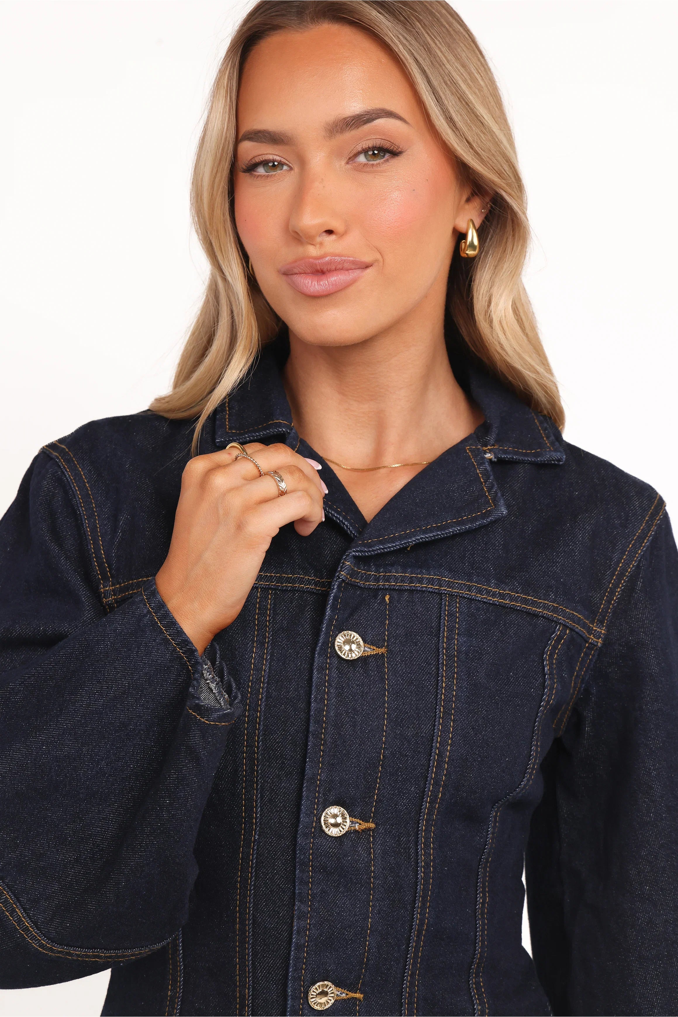 Luchia Denim Jacket Dark Indigo