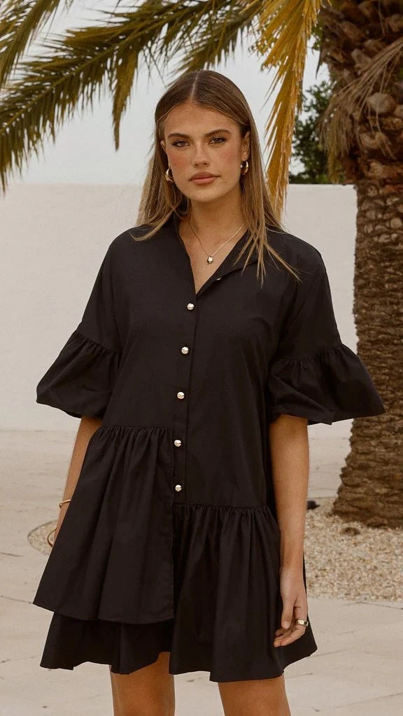 Viola Mini Dress Black