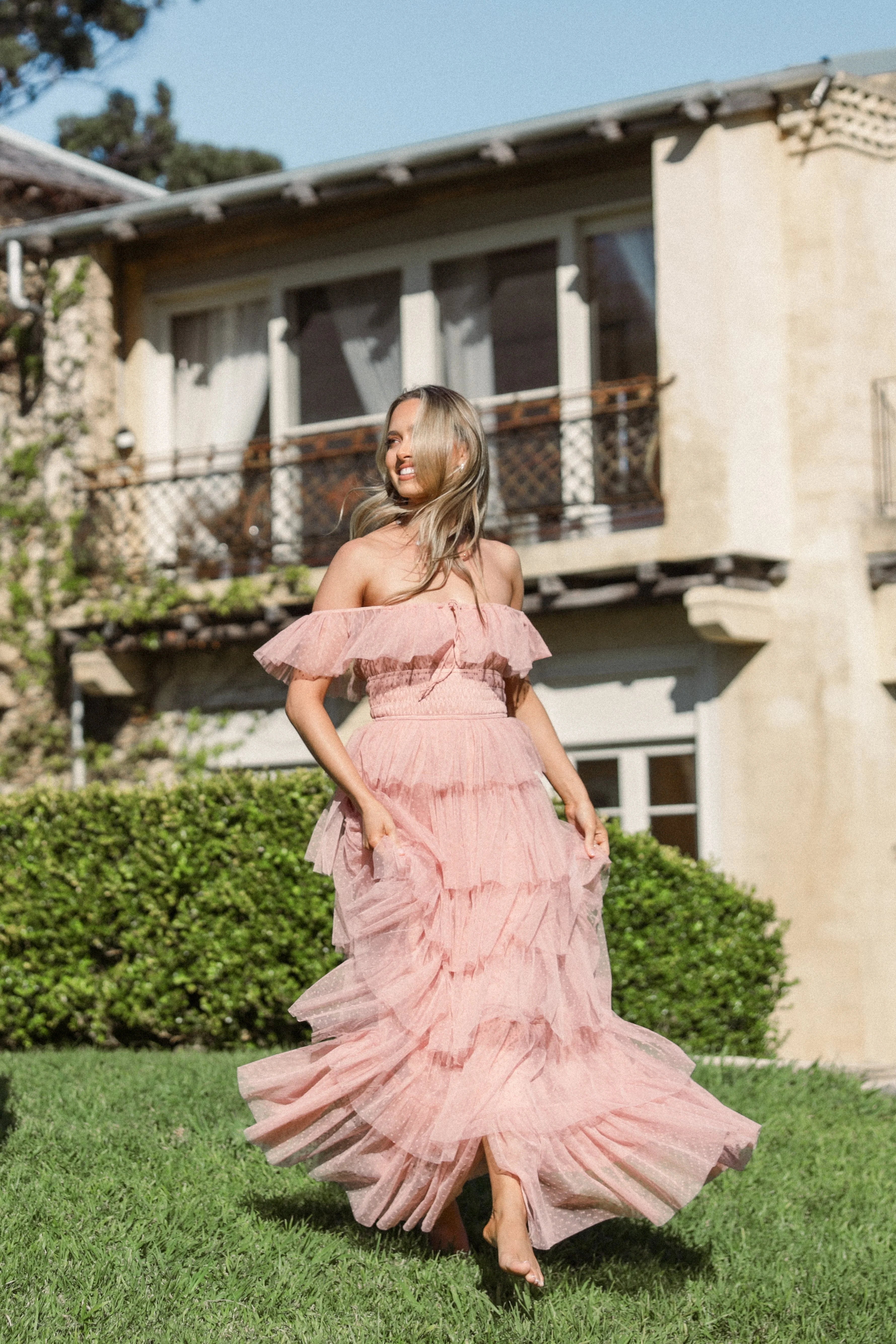 Belle Maxi Dress Blush